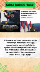 Bertanya dengan muka bloon...  saya nya ya seharusnya tidak defisit