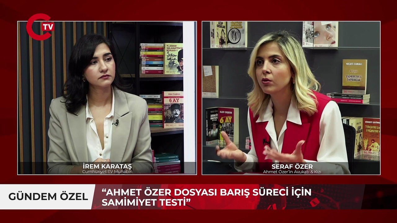 Tutuklu Ahmet Özer’in kızı ve avukatı Seraf Özer Babamdan terör örgütü üyesi çıkaramazlar!