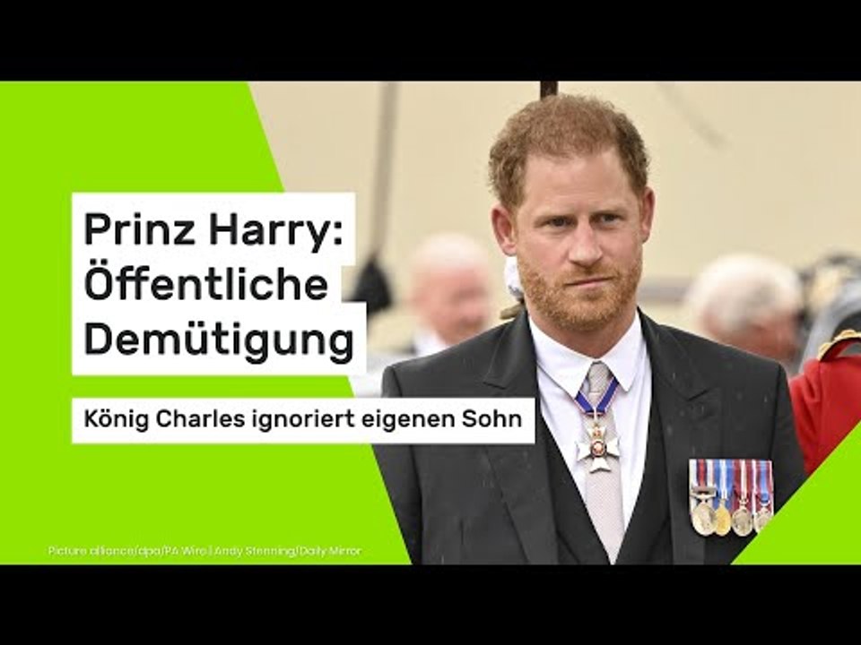 Prinz Harry: Öffentliche Demütigung – König Charles ignoriert eigenen Sohn