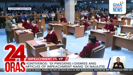 Hontiveros - Panumpain na bilang impeachment judges ang 12 senador na nanalo nitong Eleksyon2025 | 24 Oras
