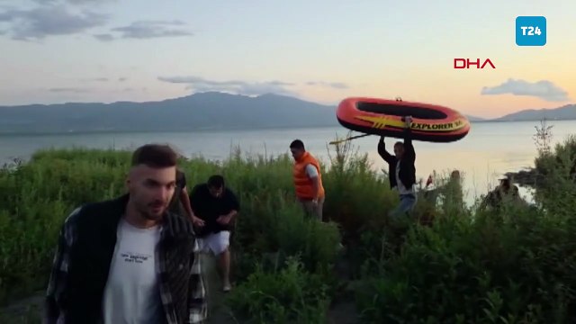 İznik Gölü'nde botta mahsur kalan turist kurtarıldı