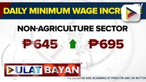 P50 na umento sa minimum wage sa Metro Manila, aprubado na, ayon sa DOLE