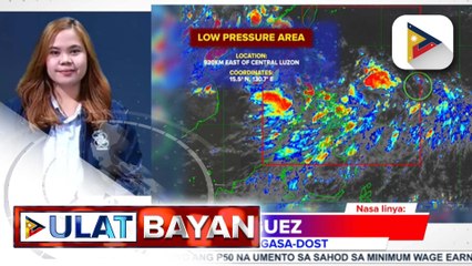 Panayam kay PAGASA Weather Forecaster Chenel Dominguez kaugnay sa binabantayang LPA sa labas ng bansa