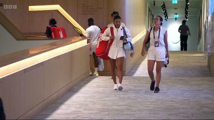 Emma arriving at Wimbledon 30th June