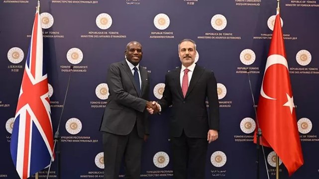 Dışişleri Bakanı Hakan Fidan, Birleşik Krallık Dışişleri Bakanı David Lammy ile bir araya geldi