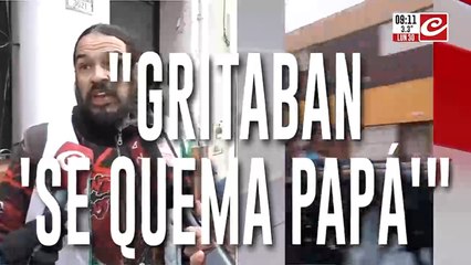 Impresionante incendio en una vivienda: rescatan heridos y se teme lo peor