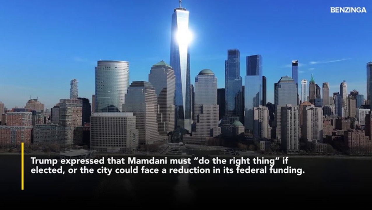 Trump Threatens To Cut Federal Funding For NYC If Zohran Mamdani Doesn't Do The 'Right Thing'