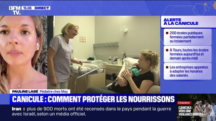 Canicule: "Il faut encourager les mamans à boire davantage", explique cette pédiatre pour protéger les nourrissons allaités