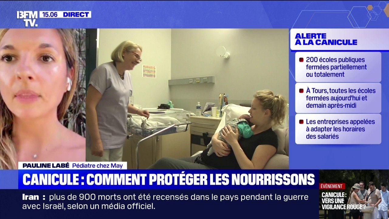 Canicule: "Il faut encourager les mamans à boire davantage", explique cette pédiatre pour protéger les nourrissons allaités