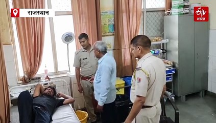 खैरथल में कार सवार दो लोगों पर बदमाशों ने की फायरिंग