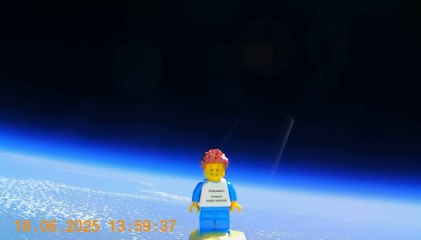Watch: Shropshire school launches Lego man into space before the tracker sends them a curveball