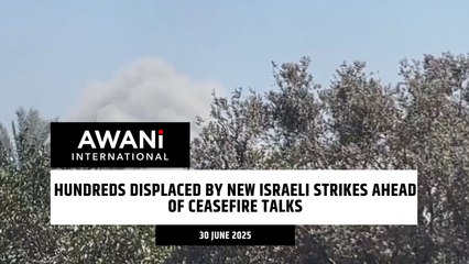Hundreds displaced by new Israeli strikes ahead of ceasefire talks