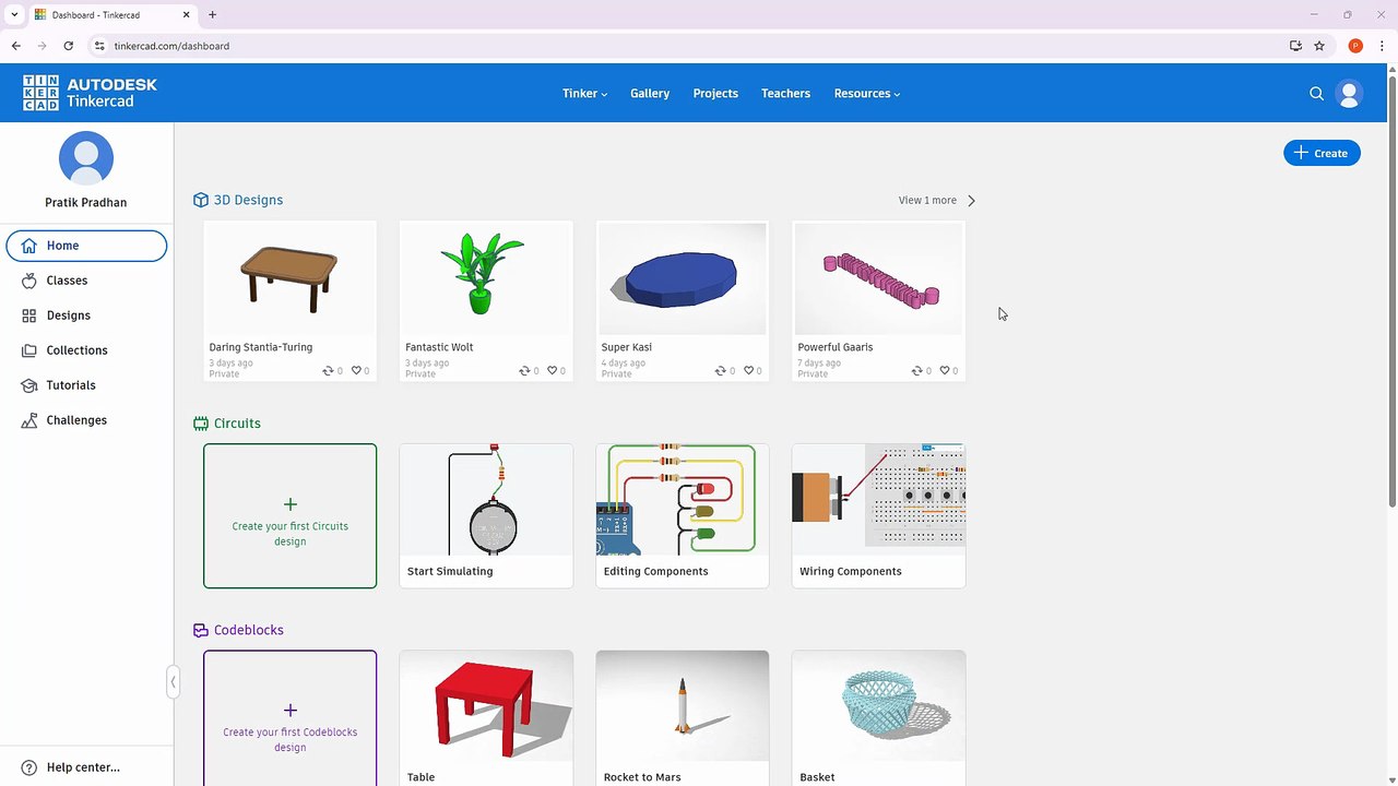 Tinkercad 40 Working with Circuits