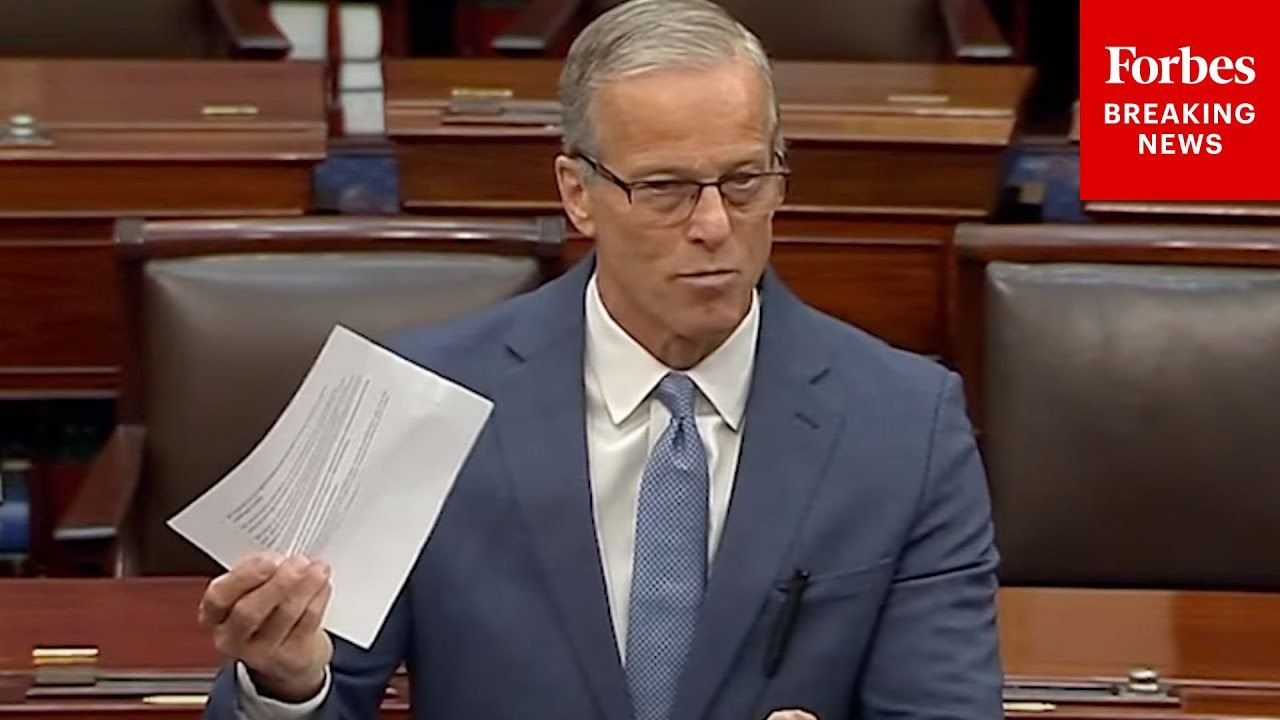 John Thune Makes Epic Final Pitch To Pass Big Beautiful Bill In The Senate