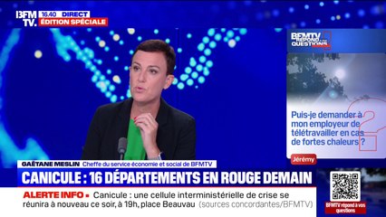 Puis-je demander à mon employeur de télétravailler en cas de fortes chaleurs ? - BFMTV répond à vos questions