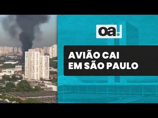 Queda de Avião em São Paulo deixou 2 mortos e 6 feridos