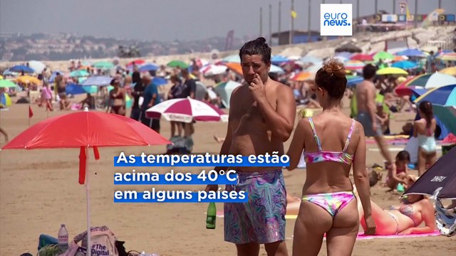 Forte vaga de calor no sul da Europa faz aumentar alertas de incêndios florestais