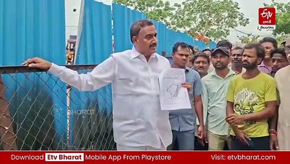 మాదాపూర్​లో విరుచుకుపడిన హైడ్రా బుల్డోజర్లు - సున్నం చెరువులో అక్రమ నీటి దందాకు చెక్​