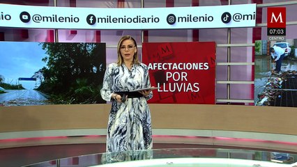 Lluvias de la tormenta 'Barry' mantienen en alerta al sur de Tamaulipas