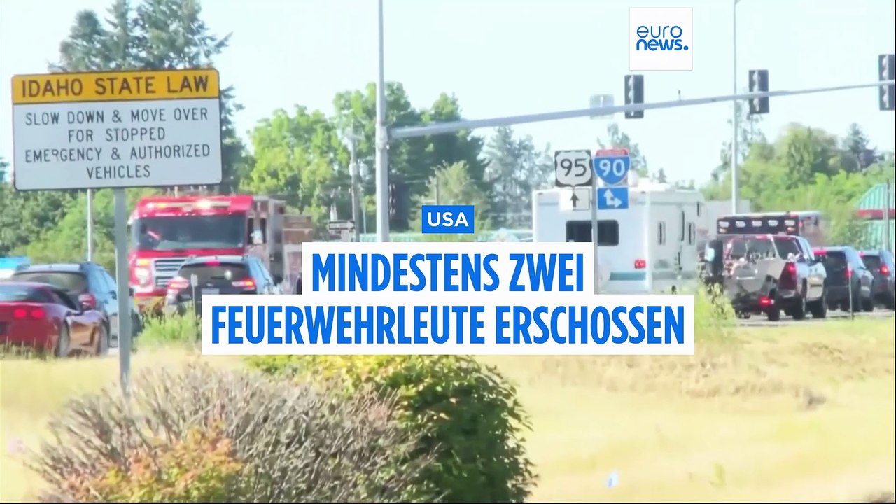 "Abscheulicher Angriff": Mindestens zwei Feuerwehrleute in den USA erschossen