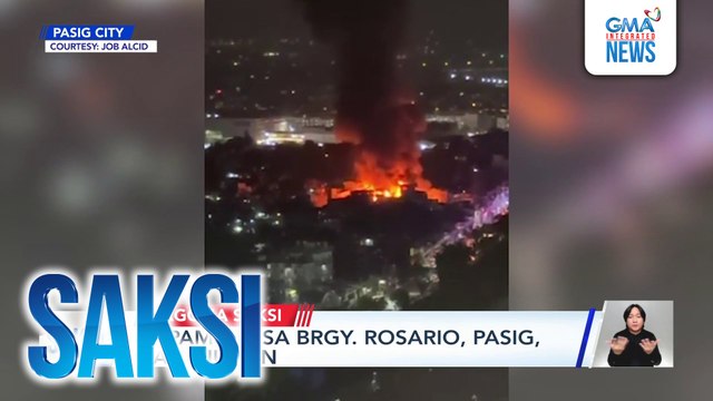 50 pamilya sa Brgy. Rosario, Pasig, nasunugan | Saksi