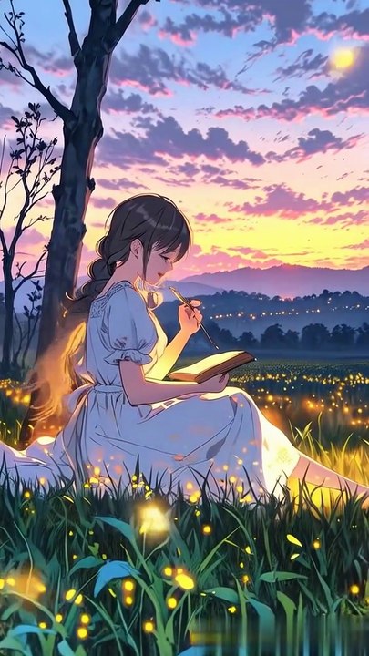 She Glows Where the Fireflies Dance