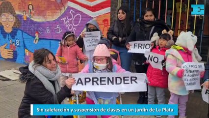Sin calefacción y suspensión de clases en un jardín de La Plata