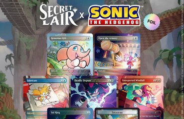 SEGA and Wizards of the Coast are teaming up for a Sonic crossover with Magic: The Gathering
