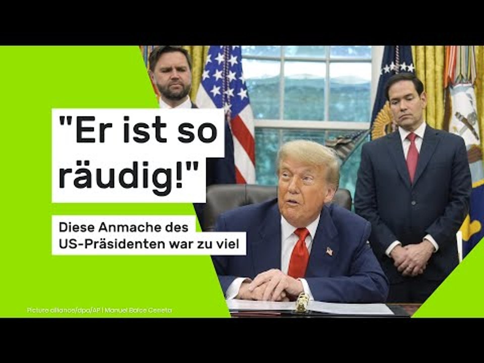 Donald Trump: 'Er ist so räudig!' Diese Anmache des US-Präsidenten war zu viel