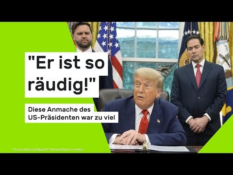 Donald Trump: Er ist so räudig! Diese Anmache des US-Präsidenten war zu viel