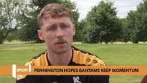 Matt Pennington hoping Bradford City maintain momentum in League One