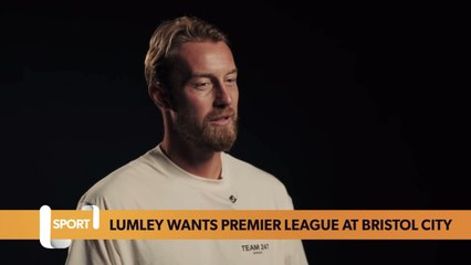 Joe Lumley wants to Bristol City to reach the Premier League