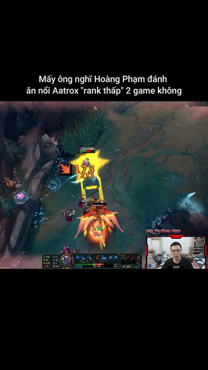 Mấy ông nghĩ Hoàng Phạm đánh ăn nổi Aatrox "rank thấp" 2 game không #illaoi #aatrox #lienminhhuyenthoai #leagueoflegends #knightriseky
