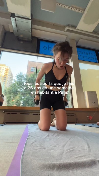 Les sports que je fais en une semaine