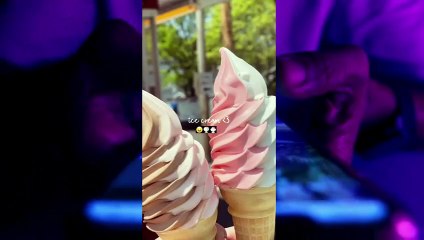Ice cream real taste.