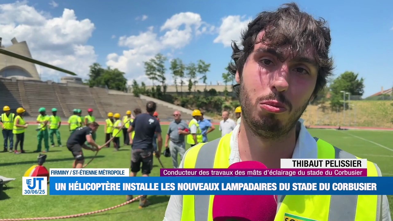 Opération impressionnante de changement de poteaux en hélicoptère à Firminy / Plus de 600 fraudes détectées par la CAF en 2024 / Suivez le parcours de la greffe de cornée / Dans les coulisses de l'entreprise Candia à La Talaudière