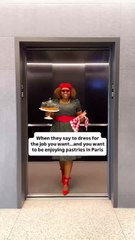 When They Say to Dress for the Job You Want, and You Want to be Enjoying Pastries in Paris