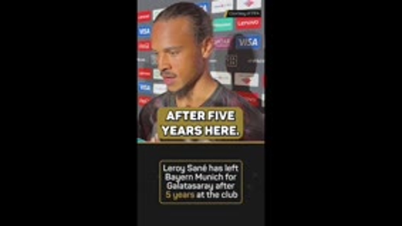 Sane 'still processing' Bayern farewell