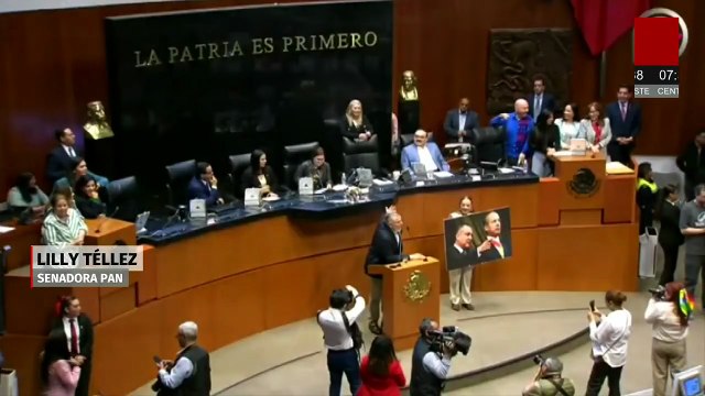 Se vive tensión entre senadores Adán Augusto López y Lilly Téllez