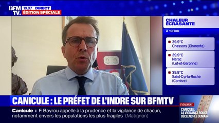 Canicule dans l’Indre: le préfet Thibault Lanxade recommande "aux parents d’éviter d’emmener leurs enfants à l’école"