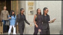 Usa, i figli di P.Diddy lasciano il tribunale di Manhattan