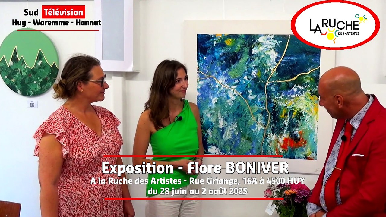 HUY - Exposition des peintures de Flore BONIVER à la Ruche des Artistes