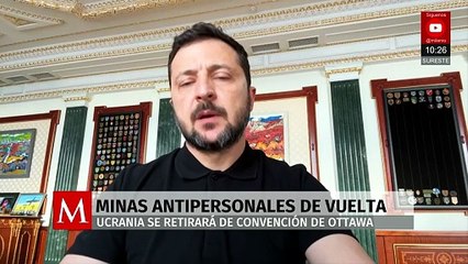 Zelenski firma decreto sobre la retirada del país de la Convención de Ottawa