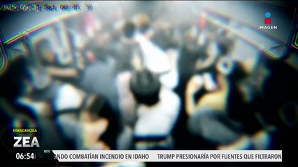 Hombre provoca incendio al interior de un vagón del metro de Seúl