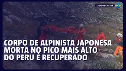 Corpo de alpinista japonesa morta no pico mais alto do Peru é recuperado