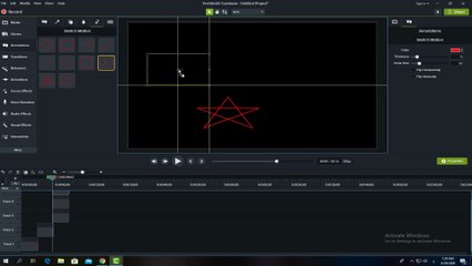 sketch motion in Camtasia studio