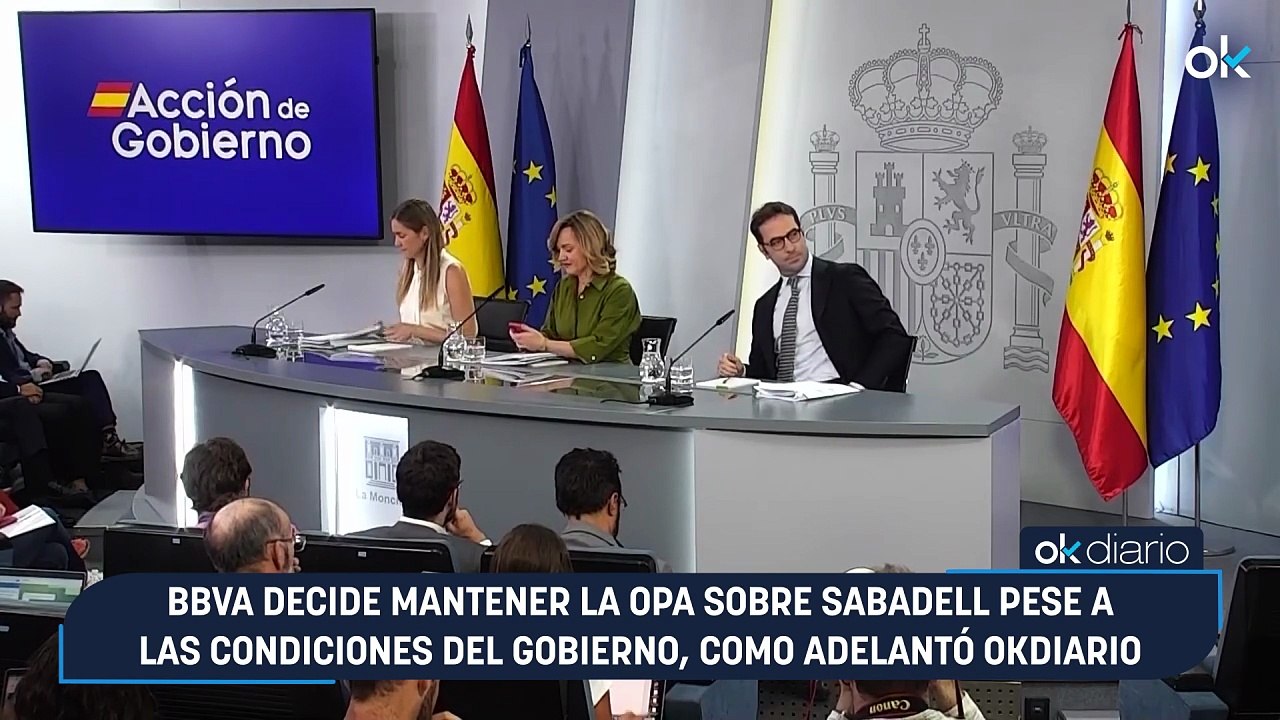 BBVA decide mantener la OPA sobre Sabadell pese a las condiciones del ...