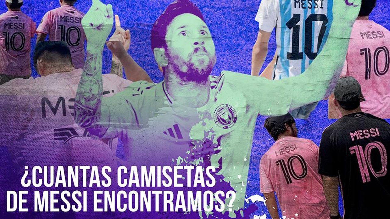 ¿Cuantas camisetas de Messi logramos encontrar?