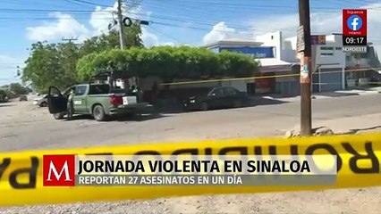 Violencia en Sinaloa deja 8 asesinatos, un feminicidio y hallazgo de osamenta