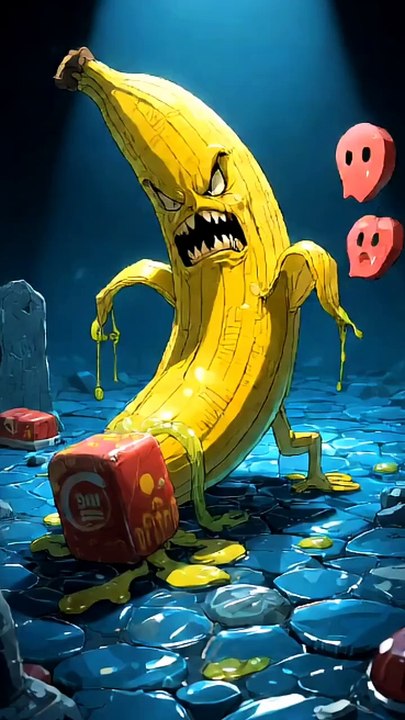 Creepy Banana Screams at Night  | Horror Comedy”